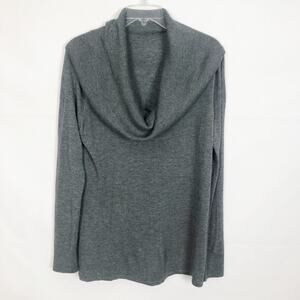Women's Cowl Neck Gray Pullover Sweater